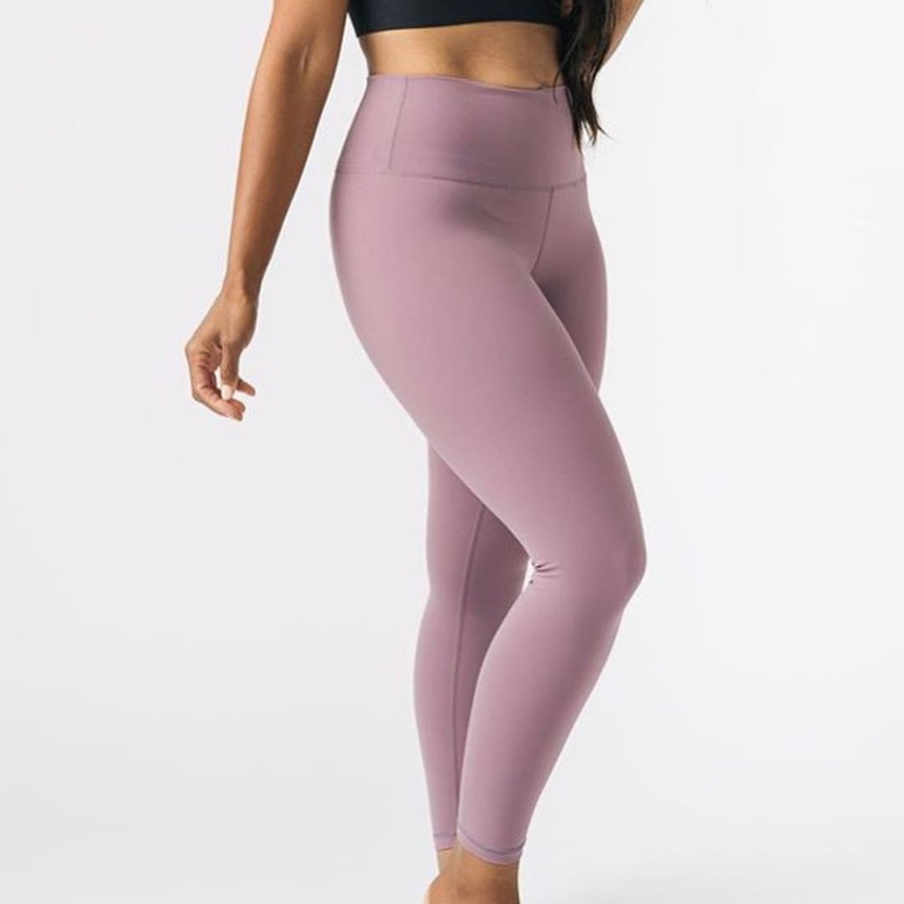ZYIA Active Women's Lilac Luxe Hi-Rise 7/8 24" Athletic Leggings